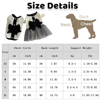 Dog Princess Dress Summer Dog Clothes for Small Dogs Pet T-Shirt Black Lace Retro Puppy Skirt Chihuahua Bichon Girls Dog Costume