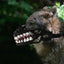 Halloween Dog Muzzle With Teeth Creepy Dog Costume With Large Teeth Spooky Prop Halloween Dog Costume Hilarious Dog Muzzle
