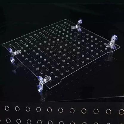 Transparent Acrylic Fish Tank Isolation Board Aquarium Grid Separation Separator Portable Water Supply Acrylic Divider Terrarium