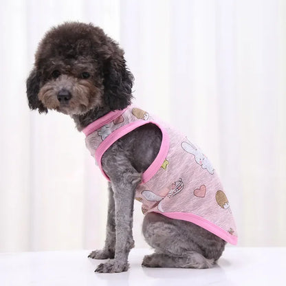 Pet Clothing Summer Sunscreen Cool Breathable Dog Vest Mesh Small Dog T-Shirt Outfit For Chihuahua Small Medium Dogs Accessories