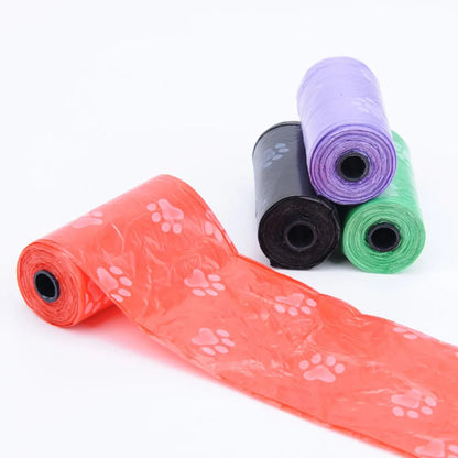 10 Roll Pet Dog Poop Bags Dispenser Collector Garbage Bag Puppy Dog Poop Scooper Bags for Dogs Cat Outdoor Cleaning Pet Supplies