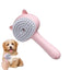 Steam Brush for Cats Rechargeable Handheld Electric Grooming Steam Brush Massage Brush with Ergonomic Handle 150mAh Battery