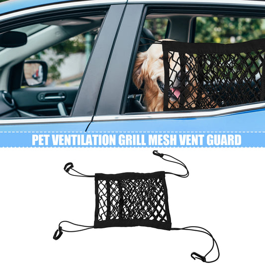 UXCELL Dog Seat Fences Protection Net Safety Storage Bag Pet Mesh Travel Isolation Back Seat Barrier Puppy Car Accessories