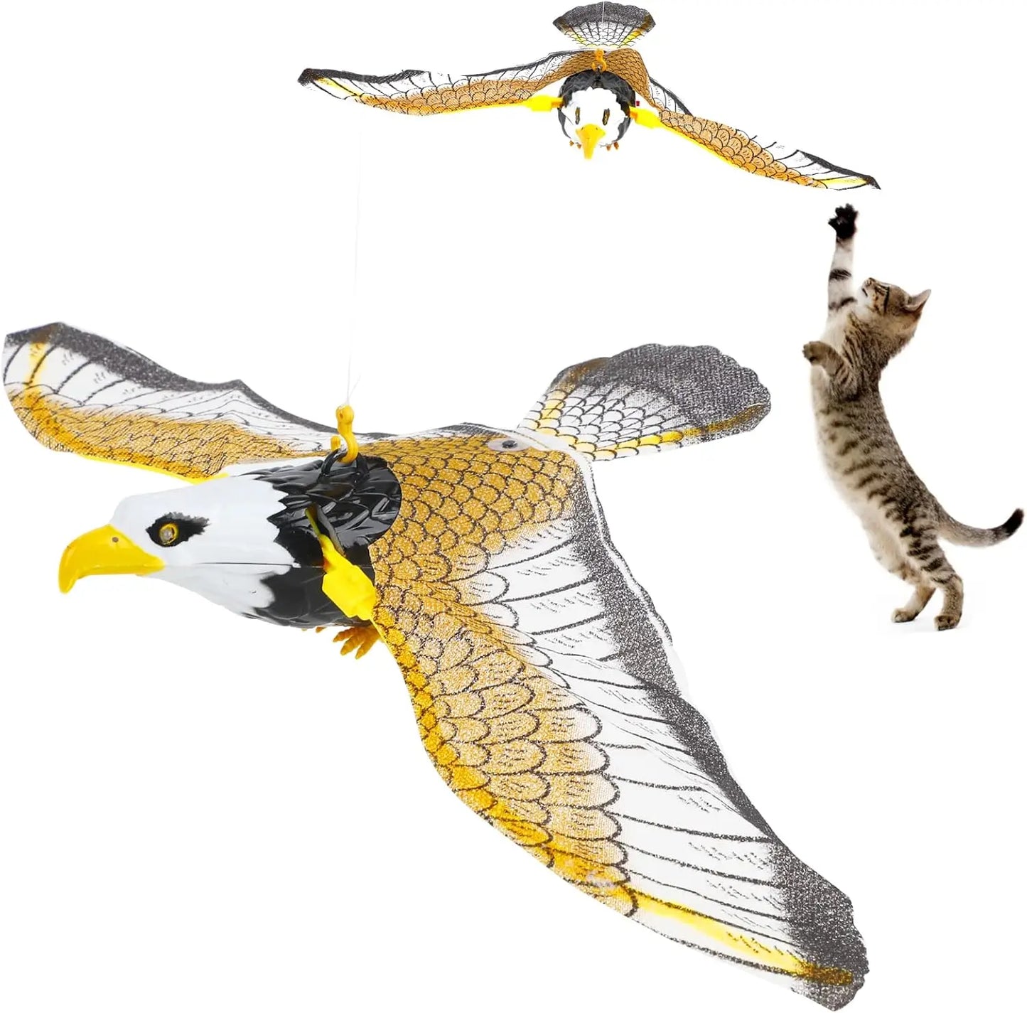 Bird Repellent Hanging Eagle Hawk Scarer Deterrent Repellent Hunting Garden Decoy Repellent Pest Protection Plants Garden Decor