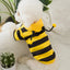 Funny Pet Cat Costume Hooded Stripe Cat Hoodies for Cats Kitten, Easter Halloween Bee Dress Up Party Outfit Cat Clothes