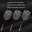 Stainless Steel Aquarium Small Fishing Bait Feeder Fish Tank Crystal Shrimp Dry Food Feeding Fishing Lure Cage Trap Basket