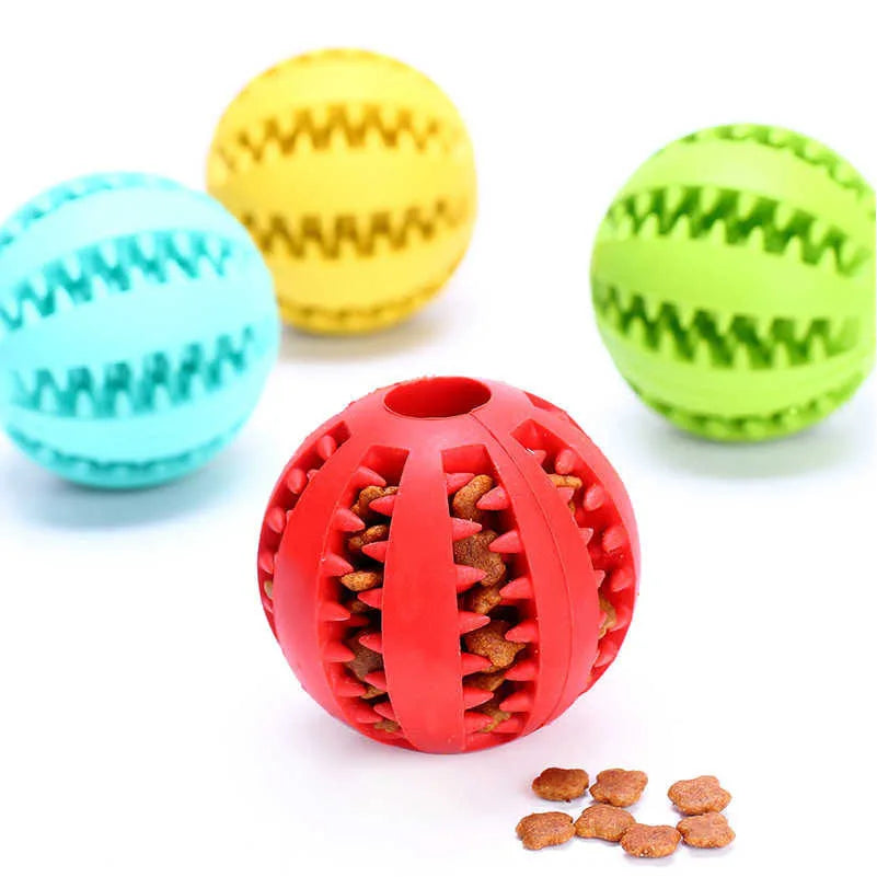 Rubber Tooth Cleaning Snack Ball For Dogs Indestructible Dog Toy For Large Dogs Soft Pet Chew Toys Interactive Dog Accessories