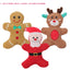 Plush Pet Christmas Dog Toys for Large Small Dogs Pet Products Dog Accessories Squeaky Chew Tooth Toy