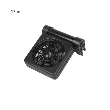 Aquarium Fish Tank Cooling Fan System Chiller Control Reduce Water Temperature 1/2/3/4 Fan Set Cooler Aquarium cooling fans