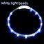 40/50/70cm Led Dog Collar USB Rechargeable Pet Dog Night Luminous Charge Collar Glowing Necklace Collar Safety Night Light