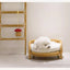South East Asia Natural Indonesian True Rattan Teddy Nest Summer Cool Round Pomeranian Small Pet Cat Dog Kennel