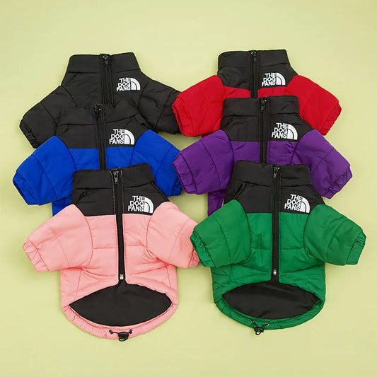 Winter Dog Clothes Dog Down Jacket Waterproof Cat Costume Pet Dog Coat Chihuahua French Bulldog Bichon Large Dog Warm Clothes