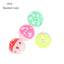 Pet Toys Colorful Kitten Toy Ball Plastic Hollow Bell Ball Interactive Ball Fun Training Chasing Cats And Dogs Pet Ball Pet Toy