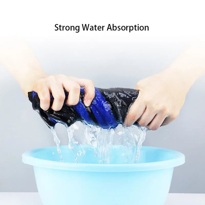 1pcs Aquarium Fish Tank Cleaning Cloth Towel Super Fiber Cleaning Tool Towel Strong Absorbent Scrubbing Glass Towel Aquarium
