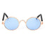 Cute Vintage Round Cat Sunglasses Pet Photos Props Reflection Eyewear Glasses for  Cats Small Dog Pet Dog Cat Accessories