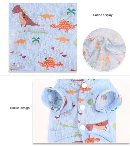 Ultra Thin Transparent Pet Dog Sun Protection Hoodie Clothes For Small Dogs Chihuahua Puppy Cat Summer Vest Shirt French Bulldog