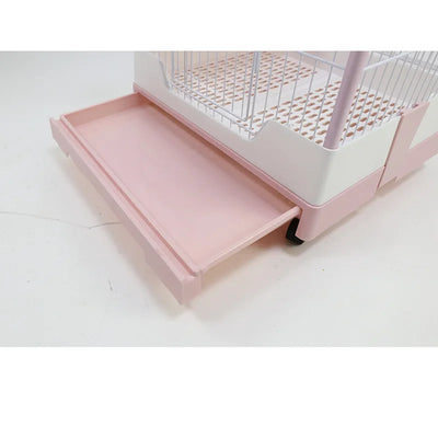 wholesale cheap large metal wire pet rabbit transport cage