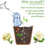 High quality automatic flower waterer plant waterer self watering water balloon bird shaped hand blown plastic water balloon