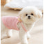 Sweet Flower Decorate Puppy Summer Clothes Breathable Unisex Small Chihuahua Pet Cat Vest Walking Leash T Shirt for York Dogs