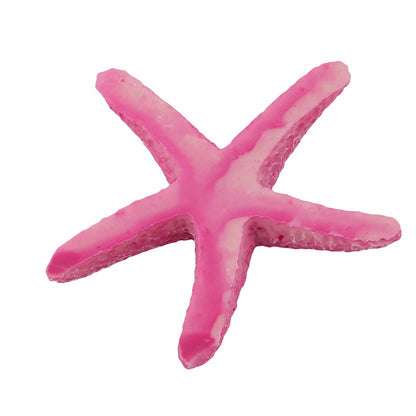 UXCELL Aquarium Artificial Starfish Pink Emulational Coral Fish Tank Polyresin Starfish Decoration Sea Star Shape Ornament