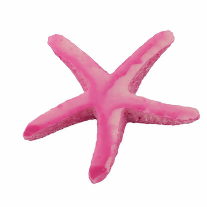 UXCELL Aquarium Artificial Starfish Pink Emulational Coral Fish Tank Polyresin Starfish Decoration Sea Star Shape Ornament