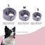 UXCELL Dogs Calming Band Dog Ear Cover Muffs Noise Protection for Grooming Supplies Casual Solid Elastic Cotton Fabric S M L