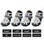 4PCS Dog Boots Dog Boots Paw Protector 5 Sizes Dog Boots With Rugged Rubber Sole Breathable Dog Boots Anti-slip For Summer