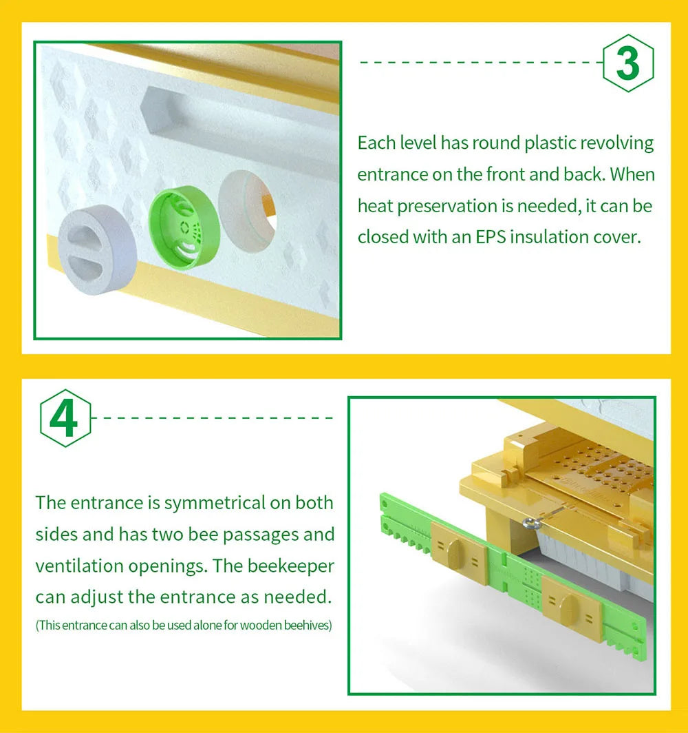 EPS bee hive langstroth plastic beehive