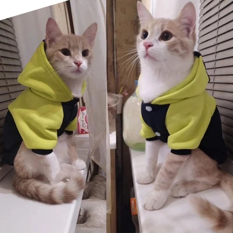 Winter Dog Hoodie Dog Clothes for Small Dog Puppy Clothes Bulldog Dog Coats and Jackets Dog Christmas Clothes Pet Supplies