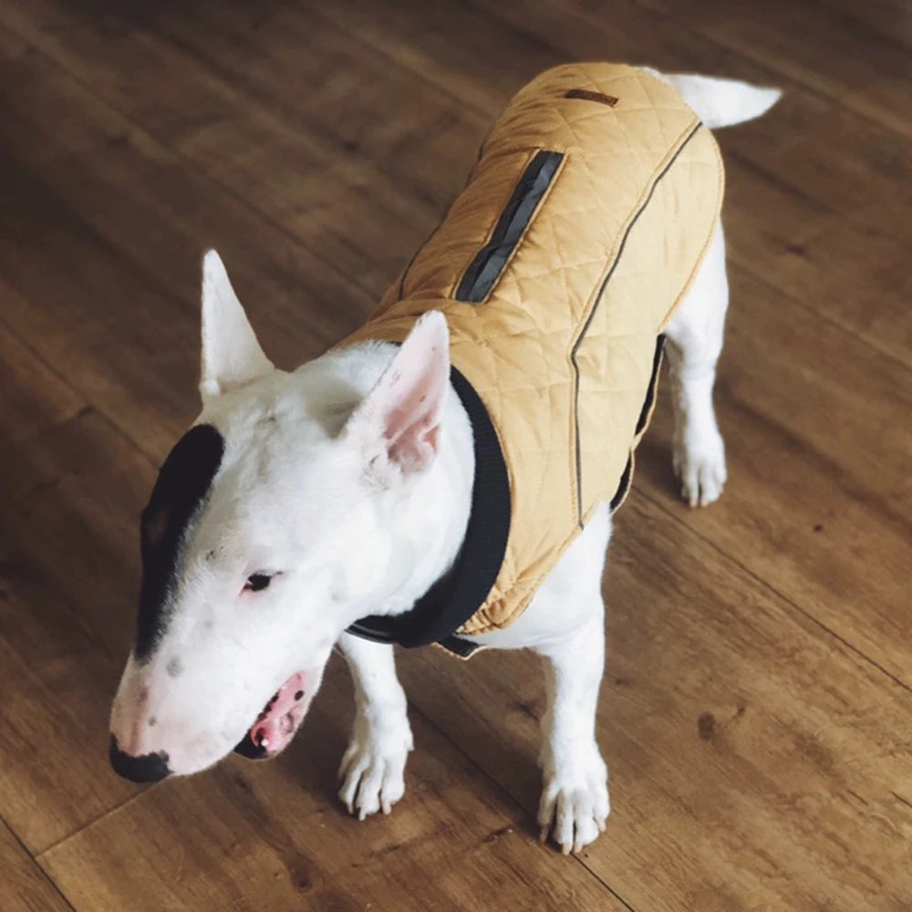 Retro Style French Bulldog Pet Coat Jacket Winter Warm Big Dog Clothes for Medium Large Dogs Pug Bull Terrier mascotas Clothing