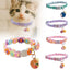 Pet Collar Adjustable Colorful Lace Flower Cat Collar Cute Product Kitten Cat Necklace Pet Dog Puppy Collar Bell Accessory O3N2