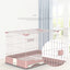 Double Drawer Rabbit Cage Pets Animal Cages Hamster Cages With Wheels