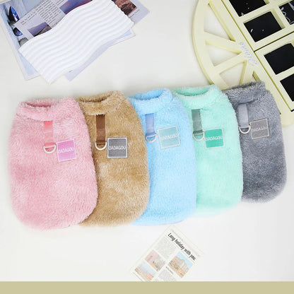 Pet Dog Sweater Fleece Winter Warm Soft Dog Clothes Comfort Puppy Clothing For Small Dogs Chihuahua Cat Hoodie Pet Accessories