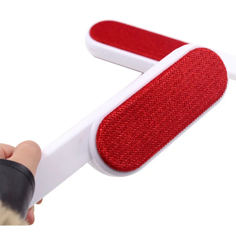 Double Sided Lint Remover Brush Velour Surface for Pet Hair Clothes Dust and Lint Pet Grooming Accessories Cleaning Supplies