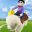 Pet Costume Dog Suit Cowboy Rider Style Dog Carrying Costume for Small Medium Large Dogs  Halloween Clothes