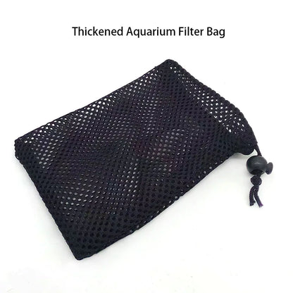 2pcs Thickened Bag Aquarium Mesh Bag Aquarium Pond Filter Net Bag For Bio Ball Carbon Media Fish Tank Isolation Bag accessories