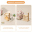 Miniature Cat Climbing Frame Tree House Layout Prop Furniture Model Birch Adornment Ornament Mother Child Wooden