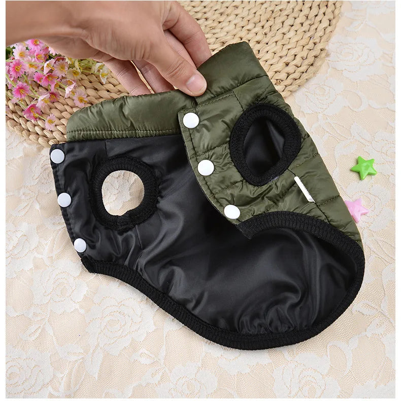 Dog Jackets Winter French Bulldog Small Dog Coat Clothes For York Coat For Little Dog Hoodie For Chihuahua Pet Products Leash