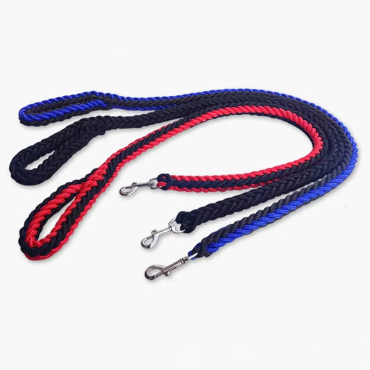 130cm Strong Nylon Dog Leash, Durable Braid Lead Rope for Small Medium Large Dogs Training Walking Pet Accessories
