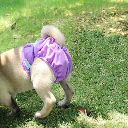 Female Dog Diapers Washable Pet Underwear for Girl Puppies Large Dogs Panties Sanitary Physiological Pants for Dogs Pet Supplies