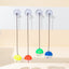 Cat Toy Stick Feather Wand With Bell Mouse Cage Toys Plastic Artificial Colorful Cat Teaser Toy Pet Supplies Random Color