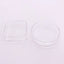 Transparent Aquarium Fish Tank Shrimp Food Feeding Circle Glass Feeder Floating Bottom Feeder Fish Shrimp Aquarium Accessories
