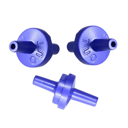 5pcs/10pcs White Fish Aquarium Air Pump Check Valve 5 X One Way Non-Return Check Valve Aquarium Co2 System Air Pump Blue