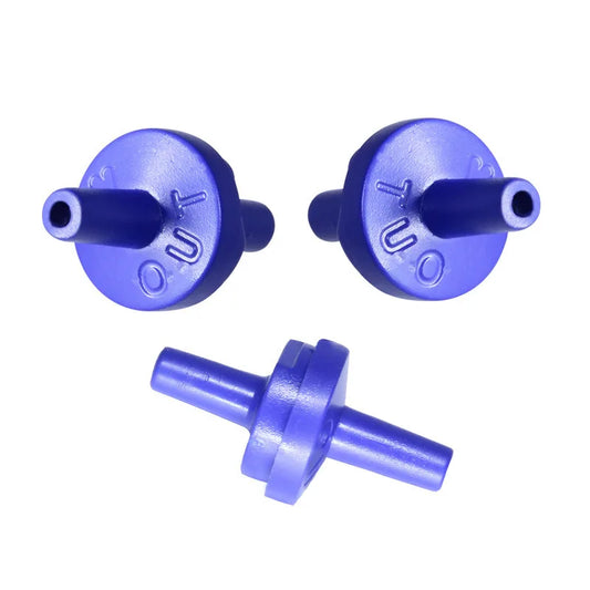 5pcs/10pcs White Fish Aquarium Air Pump Check Valve 5 X One Way Non-Return Check Valve Aquarium Co2 System Air Pump Blue