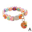 Pet Collar Adjustable Colorful Lace Flower Cat Collar Cute Product Kitten Cat Necklace Pet Dog Puppy Collar Bell Accessory O3N2
