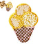 Slow Feeder Dog Bowl Dog Feeding Bowls Silicone Ice Cream Shaped Food Bowl Dog Dishes with Suction Cup Cat Feeder for Healthy