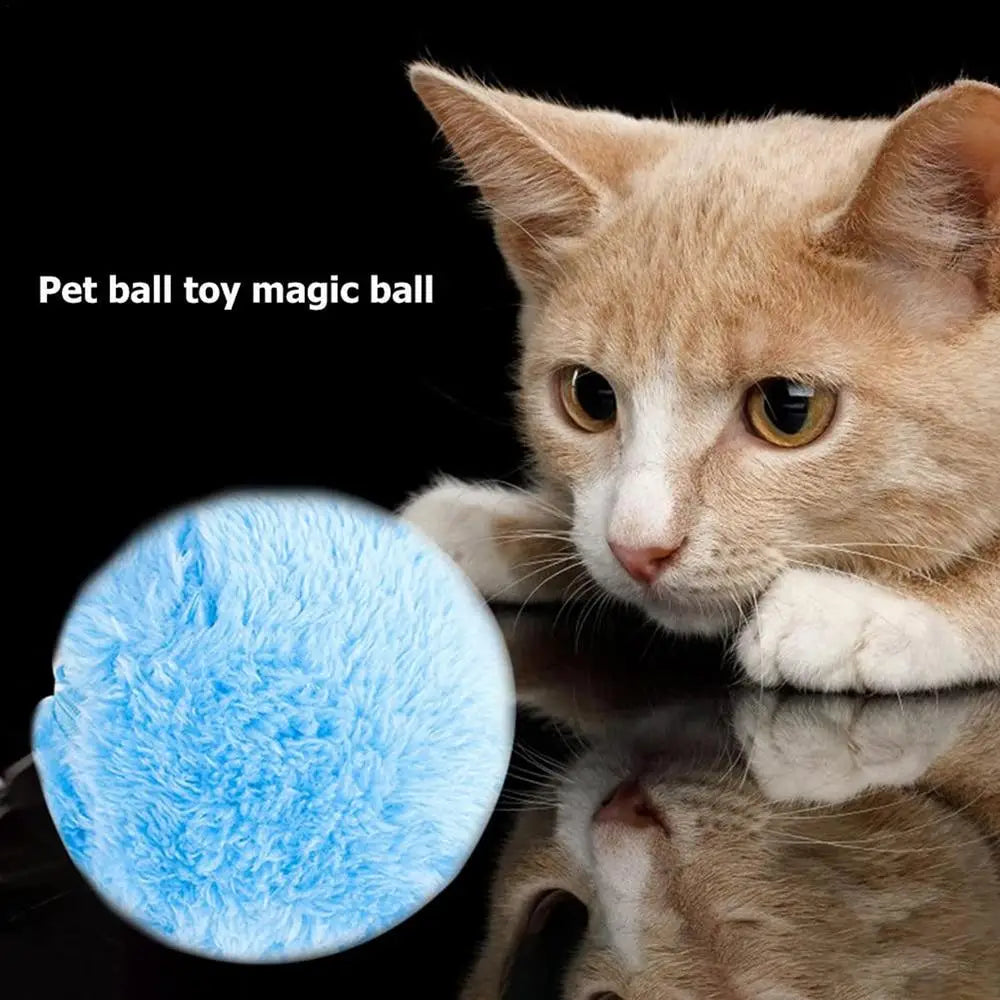 Dog Chewing Toy Rolling Ball Plush Sniffing Toy, Pet Supplies, Interactive Cat Toy, Movable Puppy Chew Squeaky Toy for Dogs