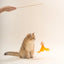 Cat Toy Cat Teaser Sticks Paper Rope Ball Tease Cat Stick Cat Interactive Toy Pet Toy Replace Head Cat Supplies Tease Cat Ball.