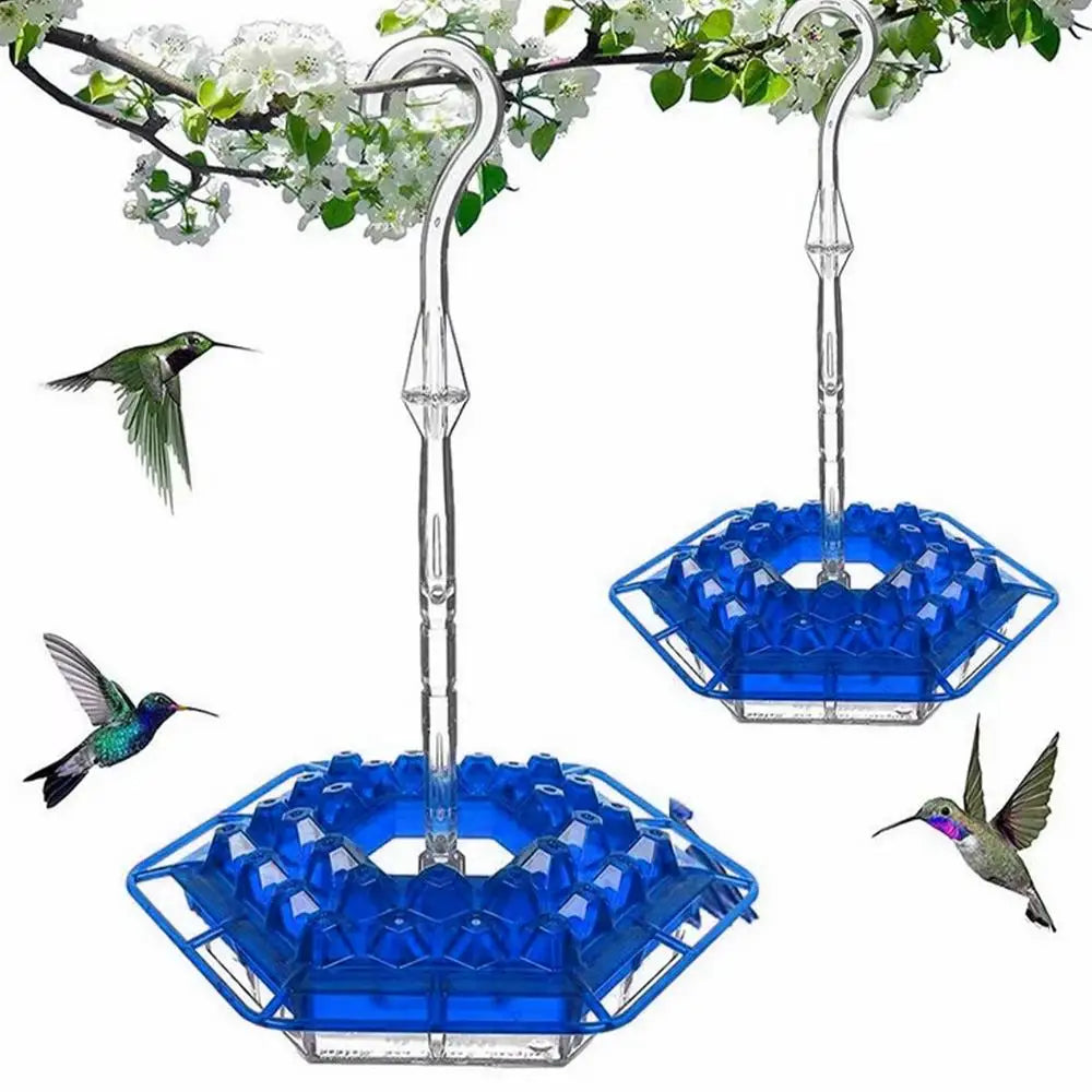 Hummingbird Feeders For Outdoors Hanging Portable Hummingbird Feeders Bird Hanger Feed Feeding Hexagon Easy To Clean Pet Feeder