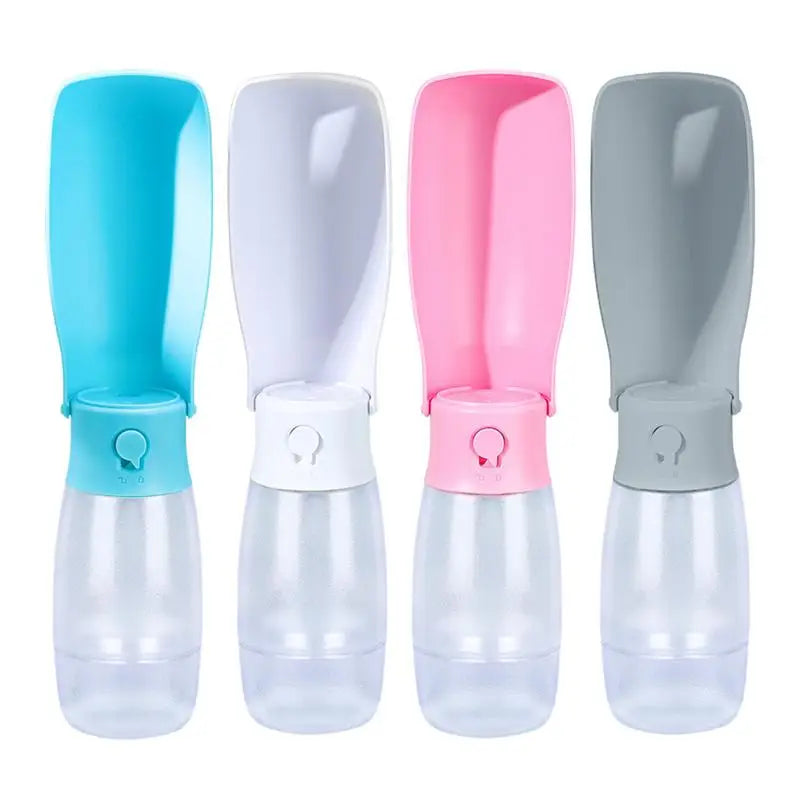 Dog Travel Water Bottle Puppy Water Bowl with Food Container Water Dispenser Foldable Pet Water Bottle Dog Water Bowl Portable